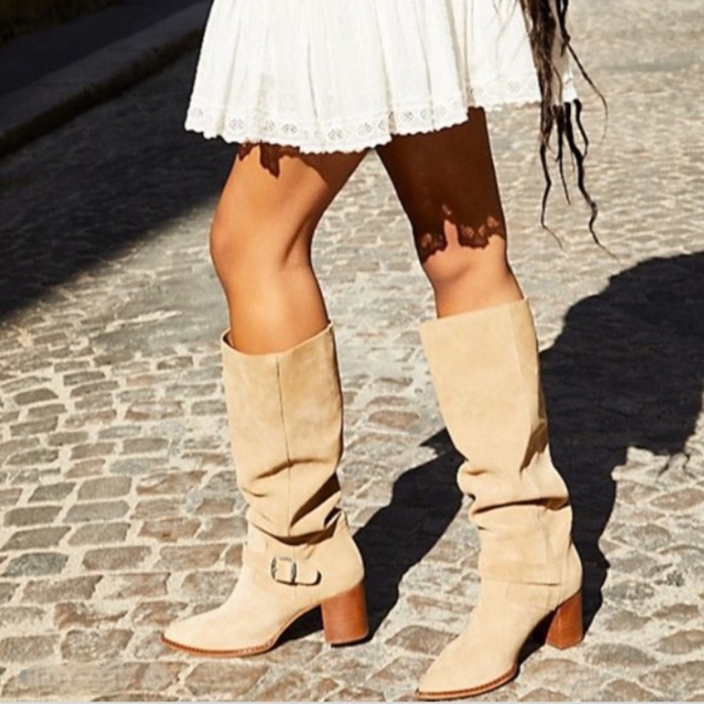 Free People Dahlia boot, these do run small but unworn other than trying on!